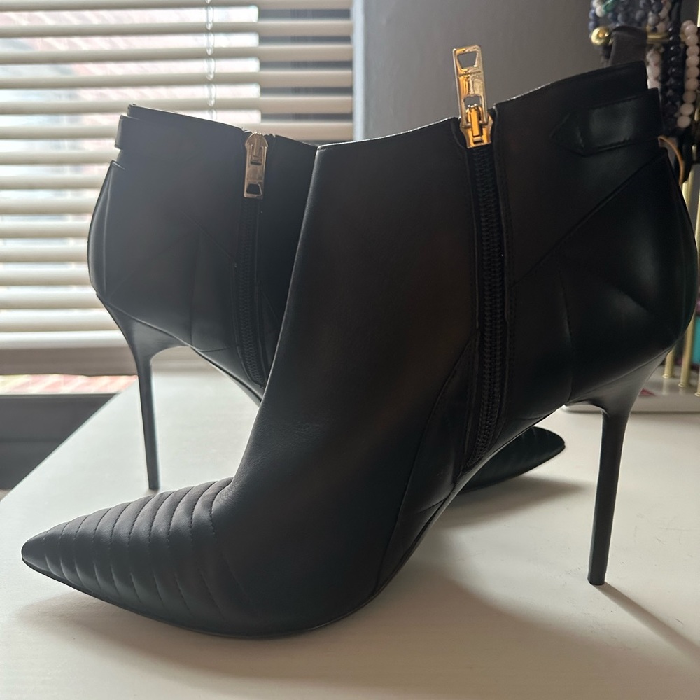 Quilted leather Burberry booties